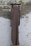 Marc Le Bihan 21915 Silk Shrinkage Stretch One-Piece Dress Collection French High-Level Handmade MLB-21943-BOIS DE ROSE PMLB4